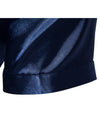 Chemise de fête à manches courtes d’été décontractée couleur unie d’été
