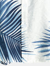 Chemise boutonnée à manches courtes Aloha Summer Palm Tree Leaf pour hommes