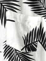 chemise d'homme en pur coton à imprimé style de vacances hawaïennes