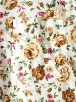 Chemise à manches courtes en coton à imprimé rose pour homme