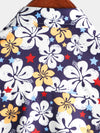 Chemise hawaïenne vintage à manches courtes pour homme