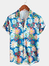 Chemise hawaïenne d'été à manches courtes pour homme