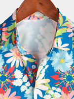 Chemise hawaïenne d'été à manches courtes pour homme