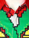 Costume de fête de Noël pour homme boutonné Ugly Xmas Chemise à manches courtes