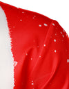 Chemise de vacances à imprimé de ceinture de Noël rouge pour hommes