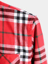 Chemise coupe classique en flanelle à carreaux