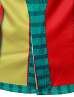 Chemise de vacances boutonnée à manches longues avec imprimé de Noël amusant pour hommes