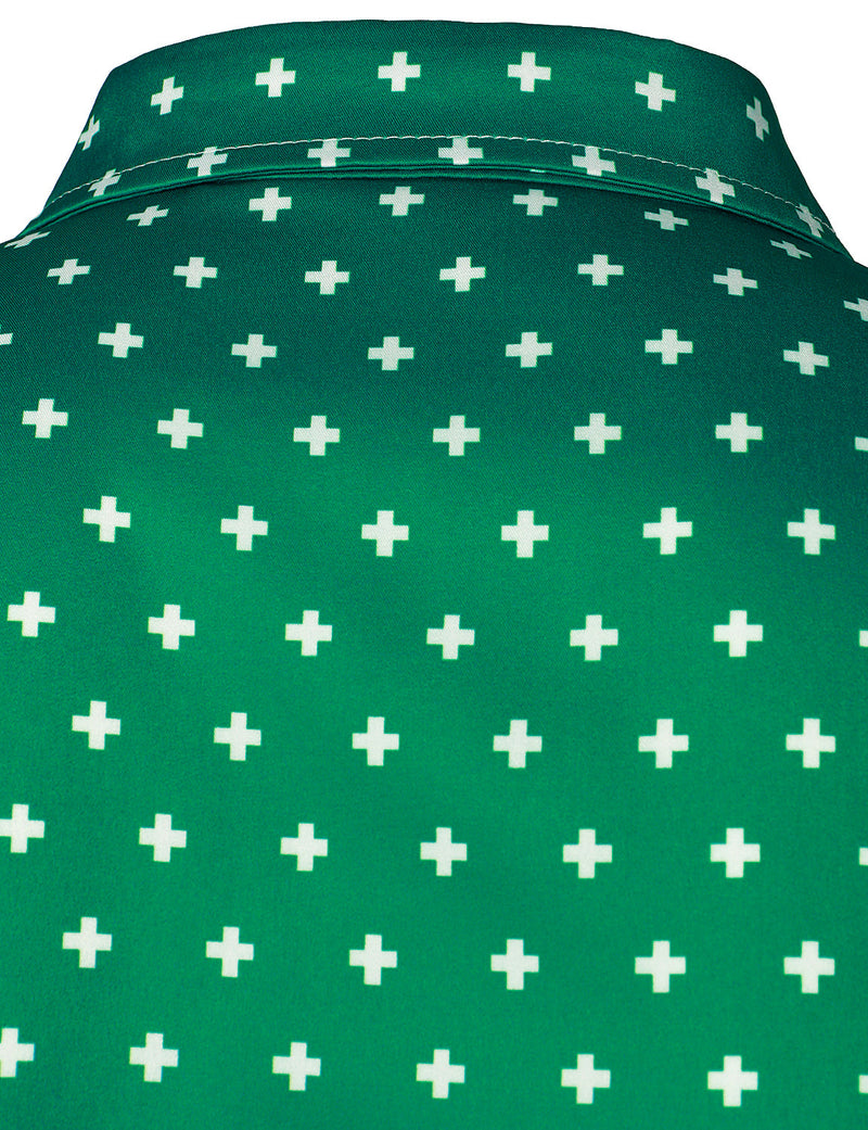 Chemise à manches longues de Noël pour homme avec tenue amusante du père Noël