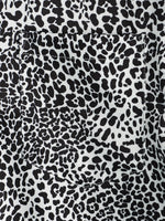 Chemise hawaïenne à manches courtes et imprimé léopard pour hommes