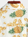 Chemise hawaïenne à manches courtes et imprimé ananas pour homme