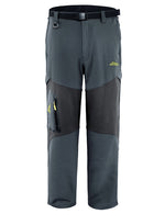 Men's Outdoor Hiking Sport Windproof Thickened Fleece Trousers Casual Work Cargo Pants
