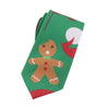 Cravate verte drôle de biscuits de vacances de Noël des hommes