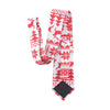 Cravates imprimées de Noël pour hommes Cravate de Noël Festival rouge