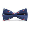 Chaussettes de Noël Homme Vacances Bleu Festival Noeud Papillon