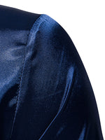 Chemise de fête à manches courtes d’été décontractée couleur unie d’été
