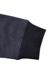 T-shirt décontracté à manches longues et col Henry de couleur unie pour hommes