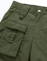 Men's Windproof Work Cargo Pants Multi-Pocket Hiking Trousers