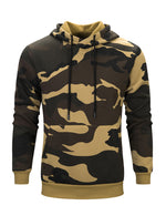 Sweat à capuche à manches longues camouflage pour hommes Automne Hiver Sweats