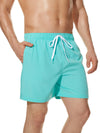 Shorts de plage décontractés d'été pour hommes de couleur unie
