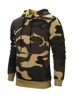 Sweat à capuche à manches longues camouflage pour hommes Automne Hiver Sweats