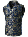 Gilet à double boutonnage victorien pour homme gilet gothique steampunk