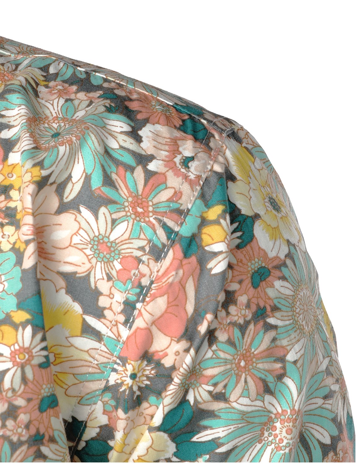 Kimono imprimé all-over, manches longues et amples, coupe ouverte Kimono imprimé all-over, manches longues et amples, coupe ouverte