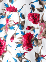 chemise d'homme en pur coton à imprimé style de vacances hawaïennes