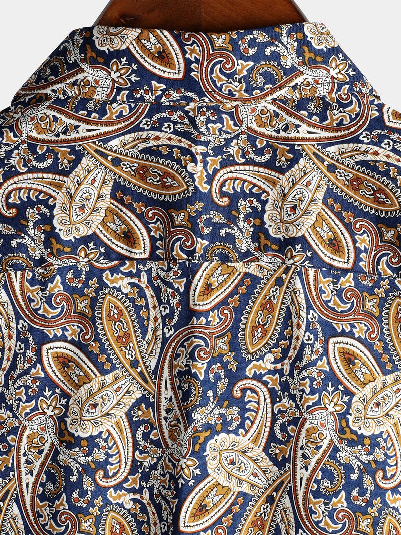 Chemise classique en coton pour hommes