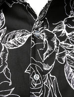 Chemise en coton imprimé de  motifs floraux homme