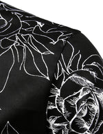 Chemise en coton imprimé de  motifs floraux homme