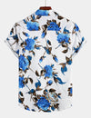Chemise hawaïenne tropicale décontractée pour hommes