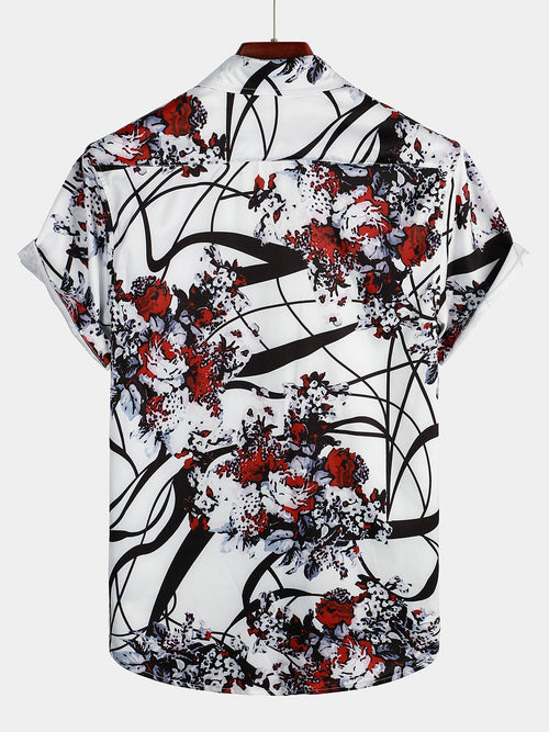 Chemise décontractée à manches courtes pour hommes