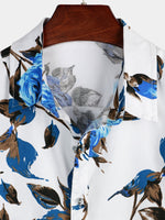 Chemise hawaïenne tropicale décontractée pour hommes