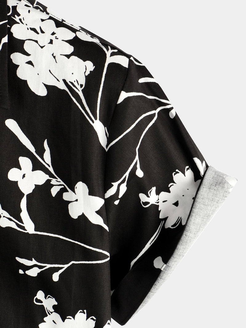 Chemise de vacances tropicale décontractée pour hommes