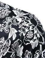 Chemise en coton imprimé de motifs floraux homme