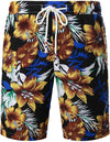 Short hawaïen décontracté en coton pour hommes