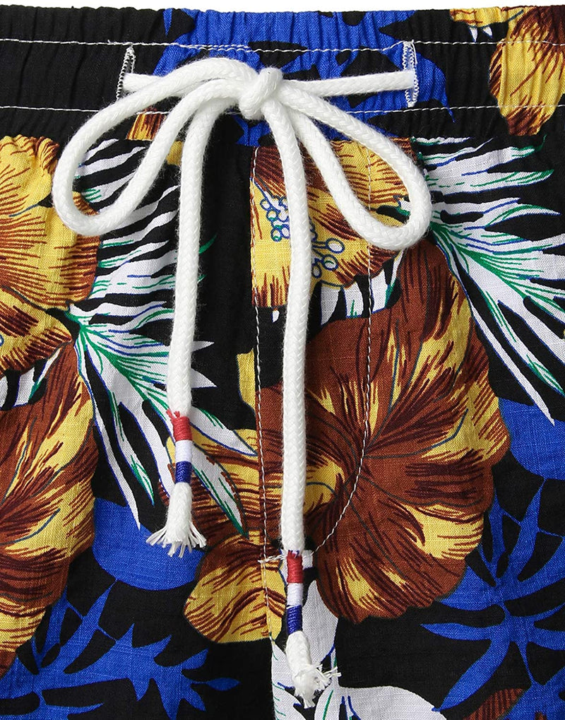 Short hawaïen décontracté en coton pour hommes
