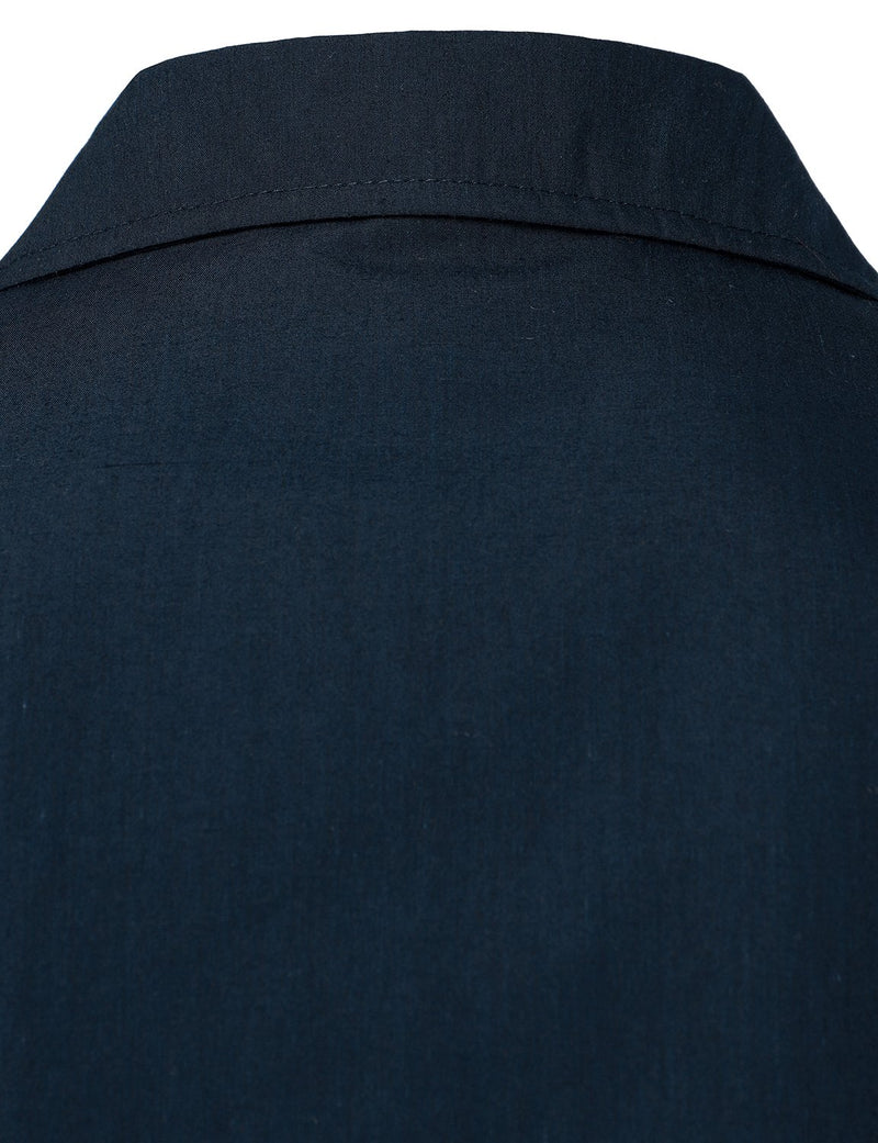 Bouton à manches courtes homme Down Cuban Guayabera Shirts Casual Suits
