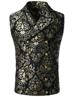 Gilet à double boutonnage victorien pour homme gilet gothique Steampunk
