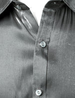 Chemises habillées boutonnées à manches longues pour hommes