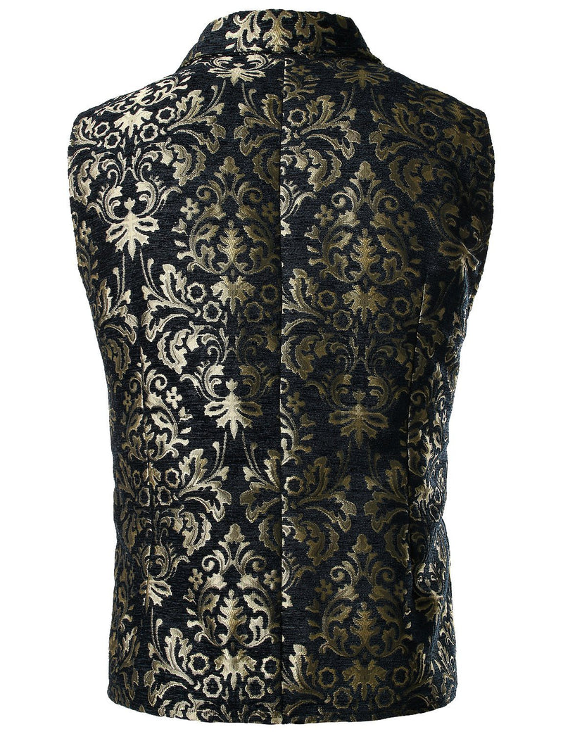 Gilet à double boutonnage victorien pour homme gilet gothique steampunk