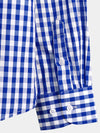 Chemise coupe classique en coton à carreaux