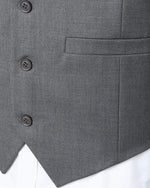 Gilet de costume formel à col en V pour hommes Slim Fit Dress Vest gilet de mariage pour smoking