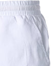 Short décontracté en lin et coton de couleur unie pour hommes