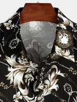 Chemise décontractée en coton à manches courtes pour homme
