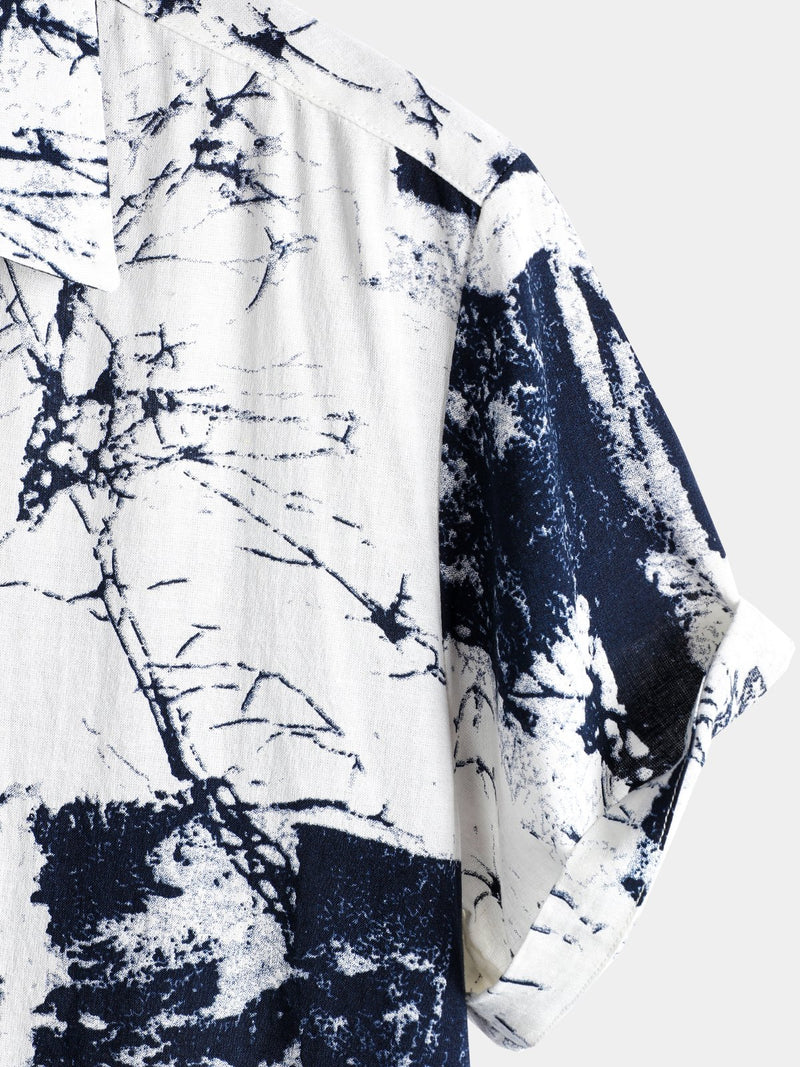 Chemise décontractée à manches courtes pour hommes
