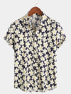 Lot de 3 |  Chemise d'été à manches courtes à imprimé floral pour hommes