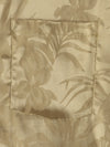 Hommes Jacquard Fleurs Bouton Up Poche Floral Été Cool À Manches Courtes Tops Plage Vacances Chemise
