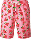 Short d'été hawaïen Aloha en coton de fruits tropicaux respirant pour homme