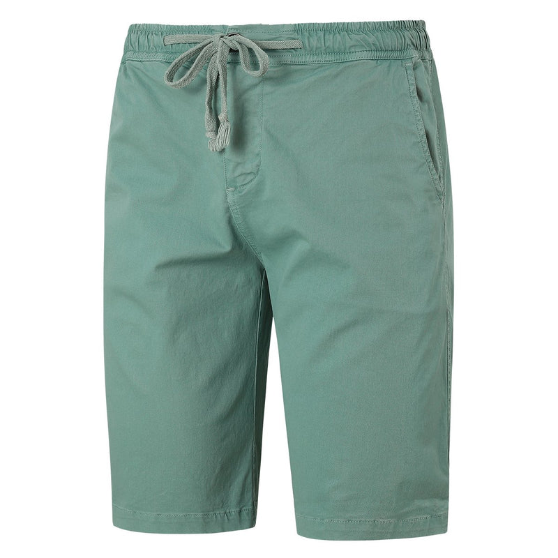 Shorts en coton couleur solide décontracté pour hommes